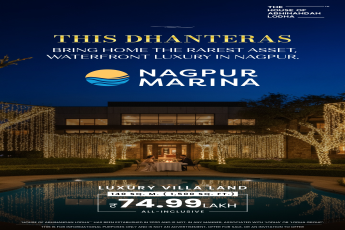 Explore 78-Acre Waterfront Luxury at Nagpur Marina, 1500 sq.ft. for ₹74.99 Lacs—Reserve Now!