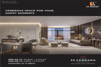 SS Cendana Residences: Spacious Living in Sector 83, New Gurugram