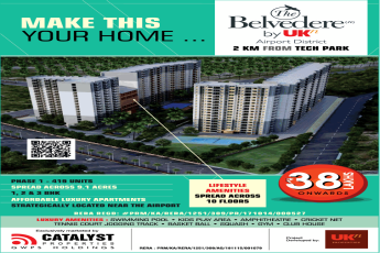 Book apartment Rs 38 lakh onwards at Ukn The Belevedere, Bangalore