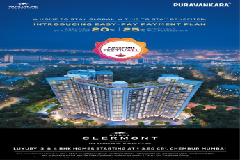 Introducing easy-pay payment plan at Purva Clermont in Chembur, Mumbai