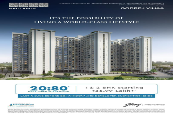 Godrej Vihaa, Badlapur: 1 BHK Starting at ₹36.99 Lakhs - EOI Window Closing Soon!