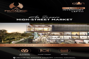 Elan Paradise An iconic high street market in Sector 50, Gurgaon