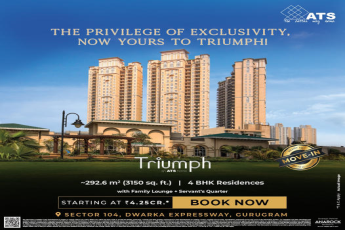 ATS Triumph: Experience the Pinnacle of Luxury Living on Dwarka Expressway, Sector 104, Gurugram