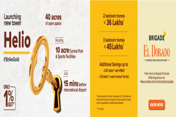 Launching new tower Helio at Brigade El Dorado, Bangalore