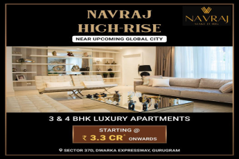 Navraj High-Rise: Epitome of Luxury Living Near Global City, Gurugram