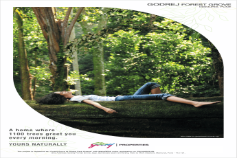 A home where 1100 trees greet you every morning at Godrej Forest Grove, Pune