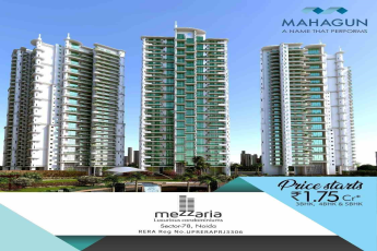 Reside in elegant and functional homes at Mahagun Mezzaria in Noida