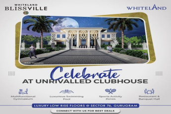 Celebrate at unrivalled clubhouse at Whiteland Blissville in Sector 76, Gurgaon