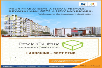 Welcome to the investment destination at Salarpuria Sattva Park Cubix in Bangalore