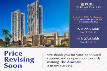 We thank you for your continued support and cooperation towards making The Aravallis, a grand success.