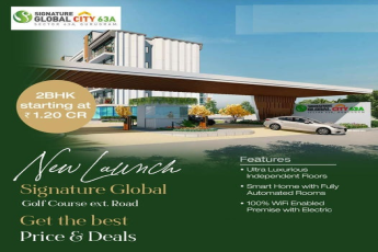 New launch 2 BHK price starting Rs 1.20 Cr. at Signature Global City 63A, Gurgaon