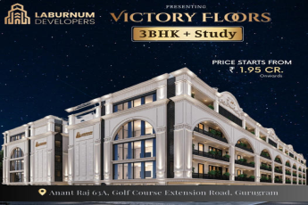 Laburnum Developers' Victory Floors: Elegant 3BHK + Study Residences on Golf Course Extension Road, Gurugram