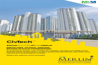 Admire the superior sense of designs by CivTech in M3M Merlin