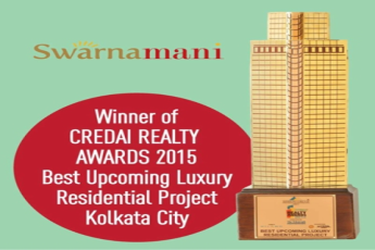 Swarnamani awarded as the best upcoming luxury residential project by CREDAI Realty Awards 2015