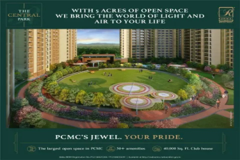 Book premium homes with 3 and 4 Bed decks starting just Rs. 1.21 Cr at  Runwal The Central Park, Pune