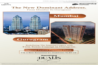 Shapoorji Pallonji's The Dualis - Flash Sale in Gurugram, Exclusive 20:80 Festive Payment Plan!
