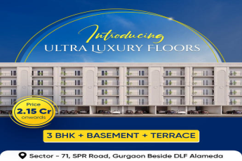 Elevate Your Lifestyle with Ultra Luxury Floors in Sector 71, Gurgaon Beside DLF Alameda