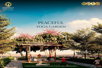 Serenity and Wellness at District Block's Peaceful Yoga Garden in Faridabad