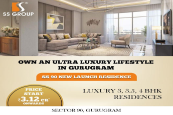SS Group's SS 90 New Launch Residence: Redefining Ultra Luxury Living in Sector 90, Gurugram