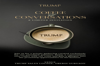 Join Us for 'Coffee & Conversations' at Trump Sales Lounge, Oberoi Gurgaon