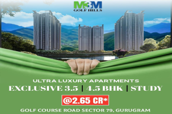 M3M Golf Hills: Elevate to Ultra Luxury on Golf Course Road, Sector 79, Gurugram