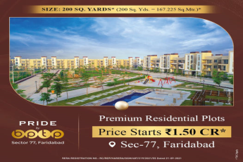 Residential Plots with Seamless Connectivity at BPTP Pride in Sector 77 ,Faridabad