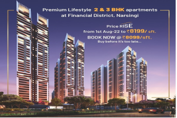 Book now @ Rs 8099 per sqft at Rajapushpa Provincia in Narsingi, Hyderabad