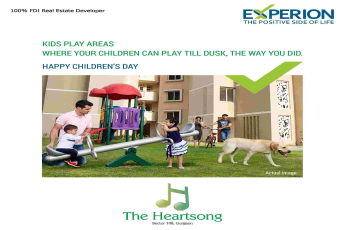 Experion The Heartsong in Gurgaon is a place where your children can play till dusk, the way you did