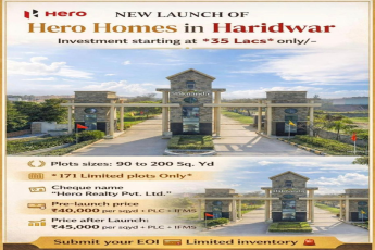 New Launch: Hero Homes in Haridwar || Invest Starting at 35 Lacs || Limited Inventory: 171 Plots