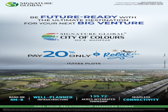 Seize Your Future with Signature Global City of Colours || Invest in IT/ITES Plots at Manesar Today || Pay Just 20% to Secure Your Plot