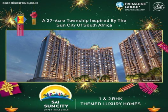 Book 1 & 2 BHK Themed luxury homes at Paradise Sai Suncity, Navi Mumbai