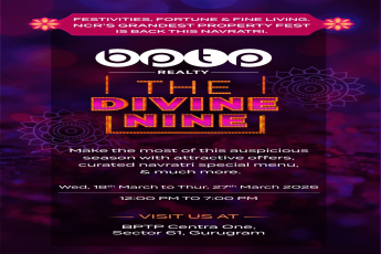 Celebrate Navratri with BPTP's The Divine Nine || Join NCR’s Grandest Property Fest || Visit BPTP Centra One, Gurugram