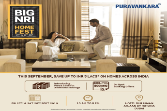 Puravankara Big NRI Home Fest on 27-28 Sept 2019 in Dubai, UAE