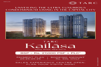 TARC Kailasa: Redefining Luxury Condominiums in Patel Road, New Delhi