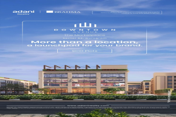 SCO Plots at Downtown Avenue by Adani Realty in Gurugram, Launch Your Brand Here