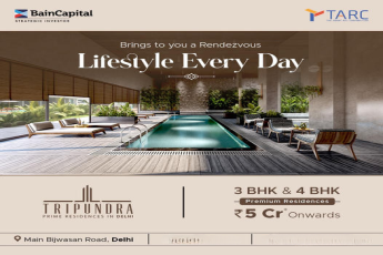 Feel the rendezvous lifestyle super luxurious prime residences at Tarc Tripundra, New Delhi
