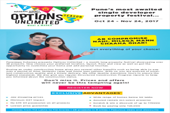 Paranjape Schemes presenting Options Unlimited Season 3 - A month long home buying festival from 24th Oct to 24th Nov, Pune