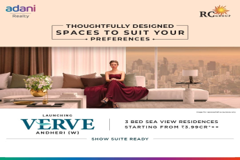 Adani Realty Unveils Verve - Luxury 3-Bed Sea View Residences in Andheri (W)