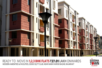 Home buyers can occupy homes in Siddha Town Rajarhat