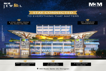 M3M Jewel: The Epitome of Connected Luxury on MG Road, Sector 25, Gurugram