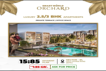 Presenting 15:85 payment plan at Smart World Orchard in Sector 61, Gurgaon