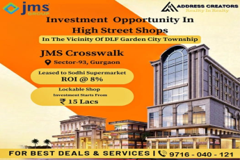 JMS Crosswalk: Prime Investment in Gurgaon's Retail Landscape