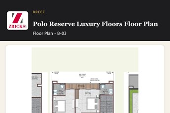 Breez Polo Reserve Luxury Floors Floor Plan: B-03 at 136 sq m