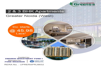 Investment starting Rs 45.98 Lac at Panchsheel Greens 2, Greater Noida