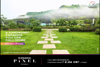 Book 2 and 3 bed residences at Kanakia Pixel Powai, Mumbai