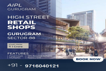 AIPL Gurugram Presents High Street Retail Shops in the Bustling Sector-88