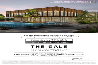 Secure Your Dream Home at The Gale, Godrej Park World, Hinjawadi Phase 1 - Price Rise on 21st September, 2025