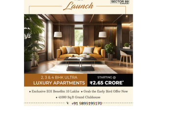 Sector 89 Gurgaon Welcomes the Ultra Luxury Apartments: A Benchmark in Refined Living