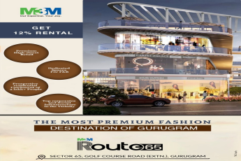 Get 12% rental at M3M Route 65, Gurgaon