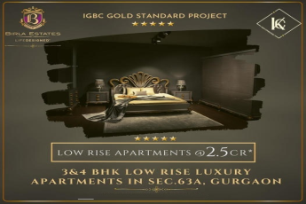 Book 3 & 4 BHK low rise luxury apartments Rs 2.5 Cr at Birla Navya in Sector 63A, Gurgaon